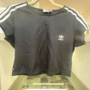 Adidas Black Tee with Logo Size large
